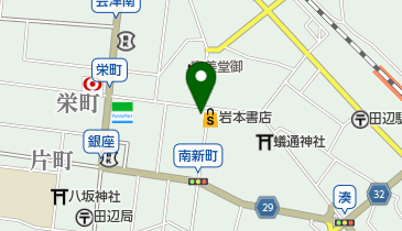 丸三呉服店の地図画像