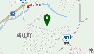 新庄酒店樫山の地図画像