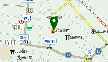 上田紙店北新町店の地図画像
