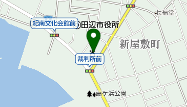 田辺拘置支所の地図画像