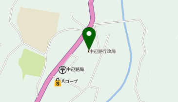 田辺市役所 中辺路行政局の地図画像