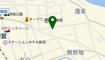 新宮小売酒販組合の地図画像