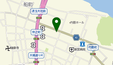 南天堂の地図画像