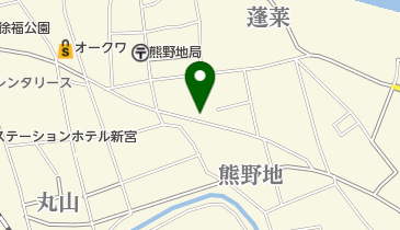 有限会社熊野設備の地図画像