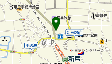 青木果物店の地図画像