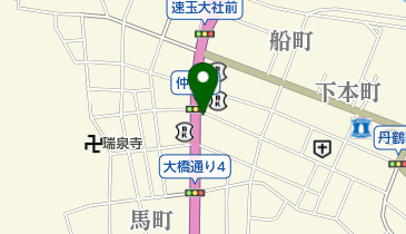 かどや青果店の地図画像