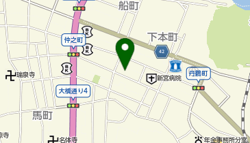 ヤマハ音楽教室福田楽器の地図画像