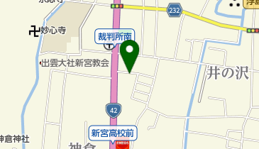 コロナ美容室の地図画像