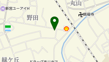 ビューティーサロン木曜日の地図画像