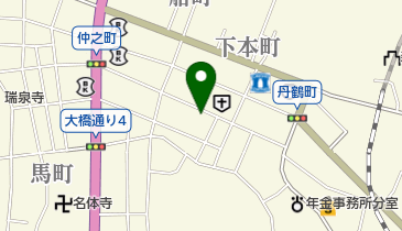 西帽子店の地図画像