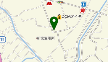 きんぐ理容の地図画像