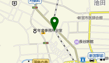 西村理容店の地図画像