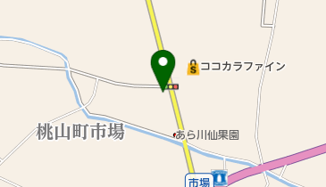カフェレスト桃の街の地図画像