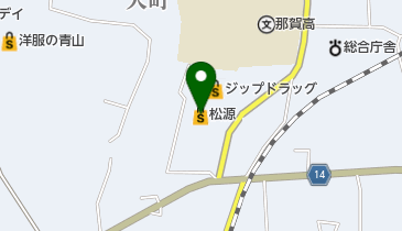 理容岩出の地図画像