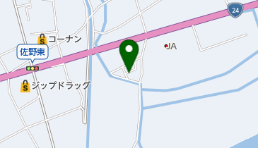 ヘアーサロン里の地図画像