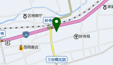 和歌山家庭裁判所妙寺出張所の地図画像