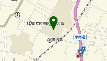 耐久高等学校の地図画像