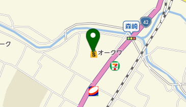 ぴえろ湯浅店の地図画像