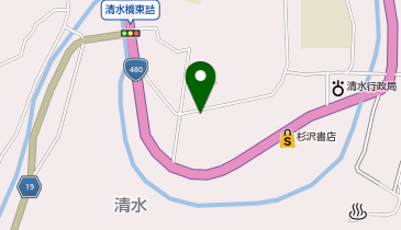 二澤食料品店の地図画像