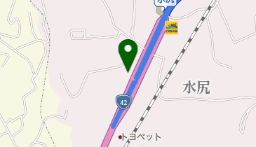 玉置自動車商会の地図画像