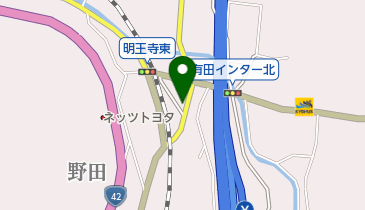 北畑鉄工所の地図画像