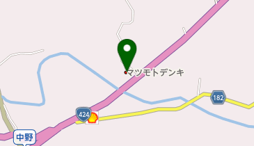 マツモトデンキの地図画像