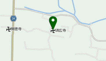 済広寺の地図画像