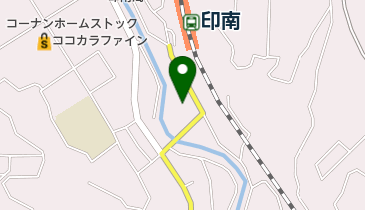 湯川美容室の地図画像