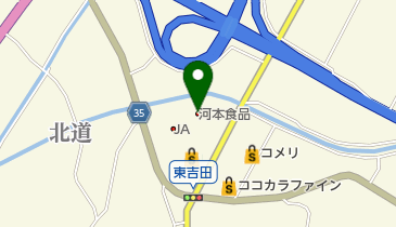 河本食品株式会社の地図画像