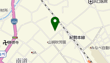 堅田生花店の地図画像