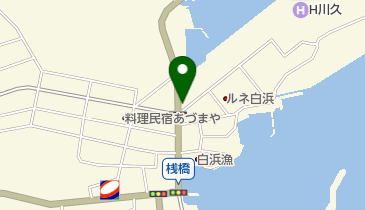 山崎屋土産物店の地図画像