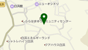 白浜町役場 中央保健センターの地図画像