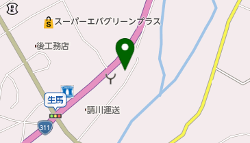有限会社富田川運送の地図画像