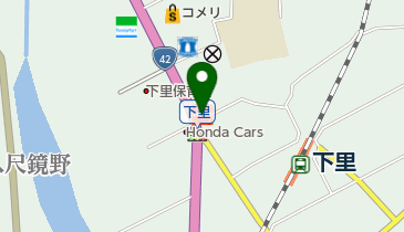 有限会社楠本石油サンドリーム下里SSの地図画像