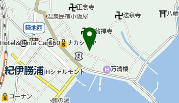 白洋舎クリーニング店の地図画像