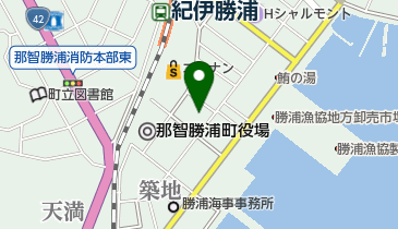 紀南新聞社勝浦支社の地図画像