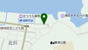 白い波の地図画像