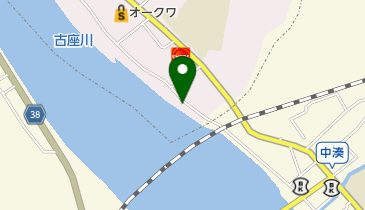 西田電気店の地図画像