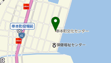 串本町立 体育館の地図画像