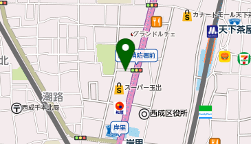 理容とっぷ・つー岸里店の地図画像