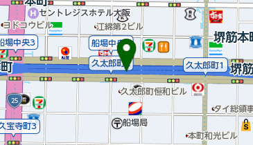 京都ことぶき和装船場店の地図画像