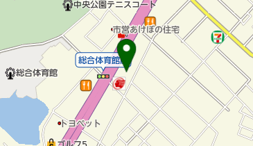 サロンド・ボングゥ岸和田グランドホール店の地図画像