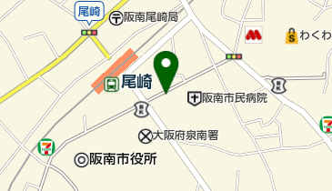 フラワーショップ奈奈・尾崎店の地図画像