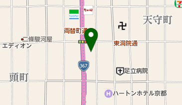 tag烏丸二条店の地図画像