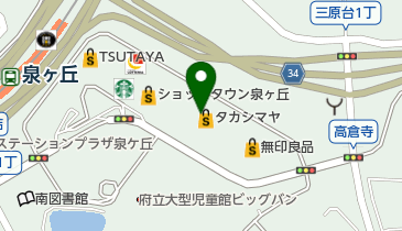 レリアン高島屋泉北店の地図画像