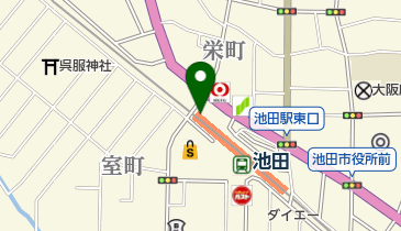 池田市立ギャラリーの地図画像