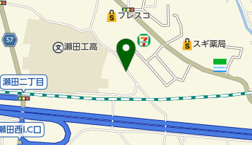 髪処鋏屋の地図画像