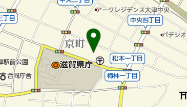 滋賀県難病相談・支援センターの地図画像