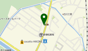 メガネ21彦根店の地図画像
