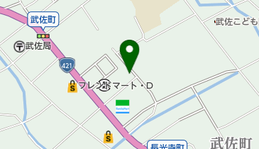 ガラス工房ぎやまんの地図画像